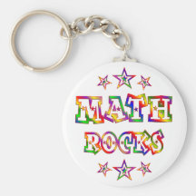 Rock de la matemáticas de las estrellas llavero personalizado