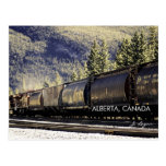 Rockies y trenes, Alberta Canadá (foto de la bella Postal