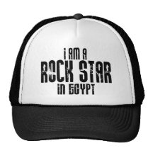 Rockstar en Egipto Gorros