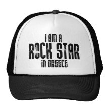 Rockstar en Grecia Gorros Bordados