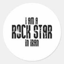 Rockstar en Irán Pegatina