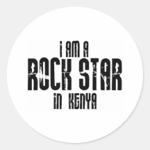 Rockstar Kenia Pegatina