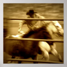 Rodeo rústico posters