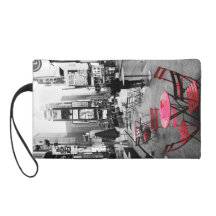Rojo blanco negro del Times Square