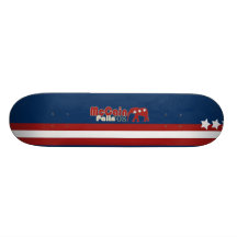 Rojo, blanco y azul - McCain Palin '08 - monopatin