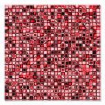 Rojo, blanco y modelo de rejilla texturizado negro arte fotografico