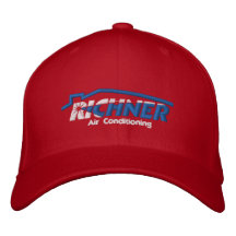 Rojo bordado gorra del aire de Richner Gorras Bordadas
