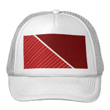 Rojo carmesí y cardinal gorros  