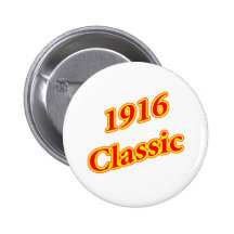 Rojo clásico 1916 pin