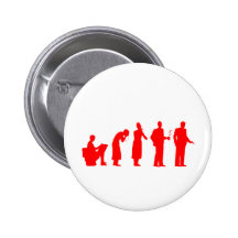 rojo de la evolución pins