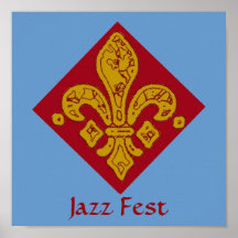 Rojo de la flor de lis, Fest del jazz Impresiones