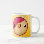 Rojo de la taza del buñuelo