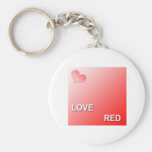 ROJO DEL AMOR LLAVEROS PERSONALIZADOS
