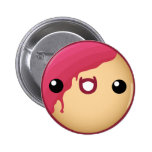 Rojo del botón del buñuelo pins