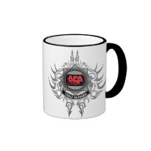 Rojo del corredor de la tabla de APA Tazas