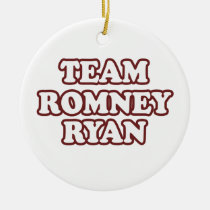 ROJO DEL EQUIPO ROMNEY RYAN adornos