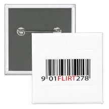 Rojo del ligón del código de barras pins