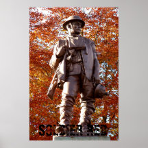 Rojo del soldado posters