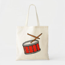Rojo del tambor bolsas