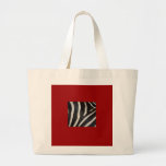Rojo elegante asombroso del bolso de Zebrano Bolsas