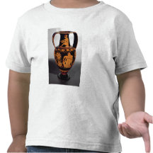 Rojo-figura amphora del ático que representa un st camisetas