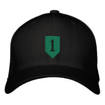 Rojo grande uno - sometido gorra de béisbol