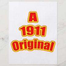 Rojo original 1911 tarjeton