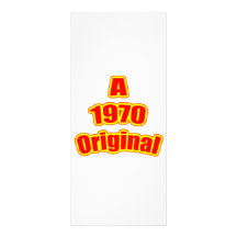 Rojo original 1970 lona publicitaria