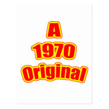 Rojo original 1970 tarjetas postales