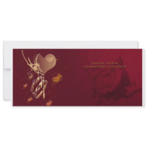 rojo oscuro invitaciones