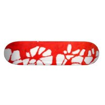 Rojo que sangra otra vez patín personalizado