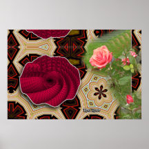 rojo-rosa-matemáticas-poster