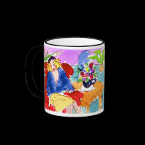 -Rojo-Silla - taza tazas