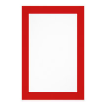 rojo simple papelería personalizada