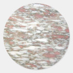 Rojo y blanco de mármol pegatinas  