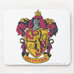 Rojo y oro del escudo de Gryffindor Tapete De Ratón