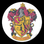 Rojo y oro del escudo de Gryffindor pegatinas