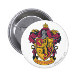 Rojo y oro del escudo de Gryffindor botones