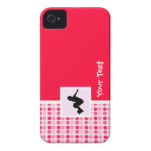 Rollerblading lindo iPhone 4 Case-Mate cárcasa