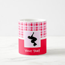 Rollerblading lindo taza de café