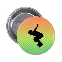 Rollerblading Pin