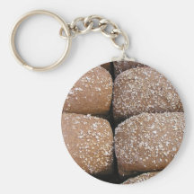 Rollos de pan de Brown Llavero