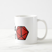Rolls a D20 Canecas
