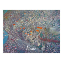 Roma antigua tarjeta postal
