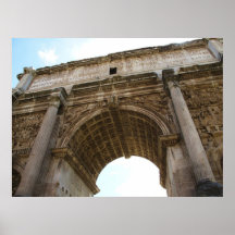 Roma - foro - arco del POSTER de Titus