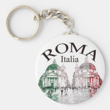 Roma selló llaveros personalizados