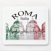 Roma selló tapete de raton
