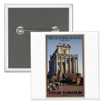 Roma - templo de Antoninus y de Faustina Pins