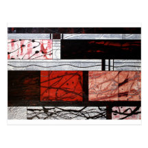 romance abstracto del diseño postales