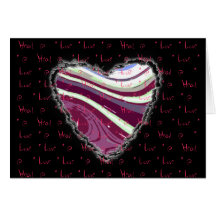 Romance abstracto rosado del amor de la tarjeta de